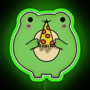 Pizza Frog RGB Neon Sign