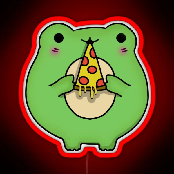 Pizza Frog RGB Neon Sign