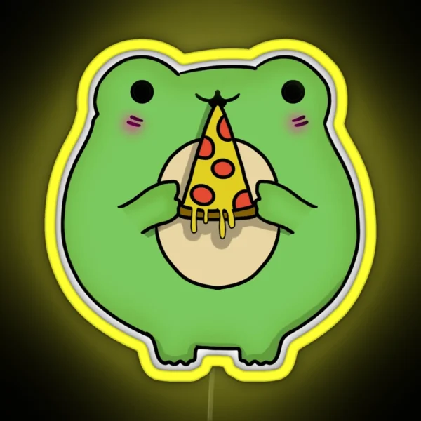 Pizza Frog RGB Neon Sign