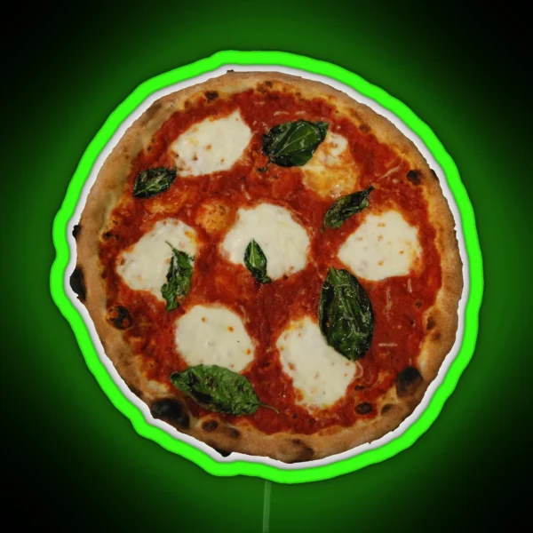 Pizza Margherita RGB Neon Sign