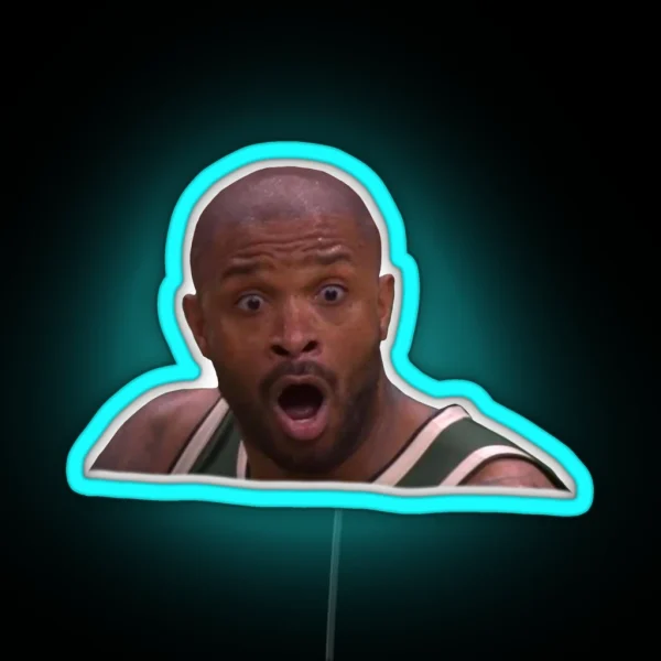 Pj Tucker Shocked RGB Neon Sign