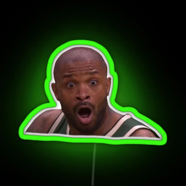 Pj Tucker Shocked RGB Neon Sign