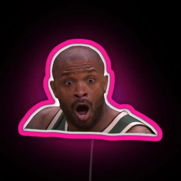 Pj Tucker Shocked RGB Neon Sign