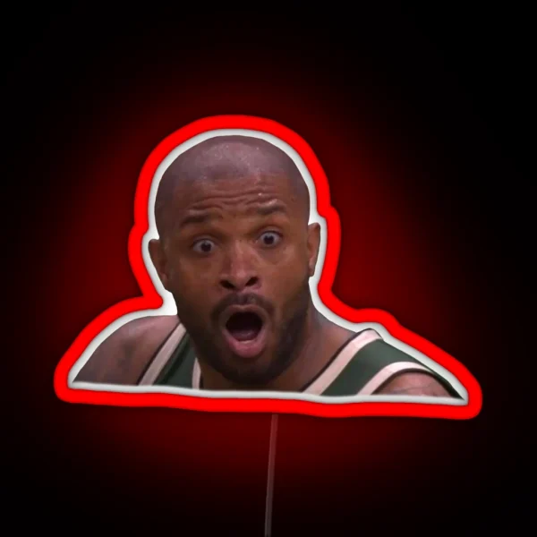 Pj Tucker Shocked RGB Neon Sign