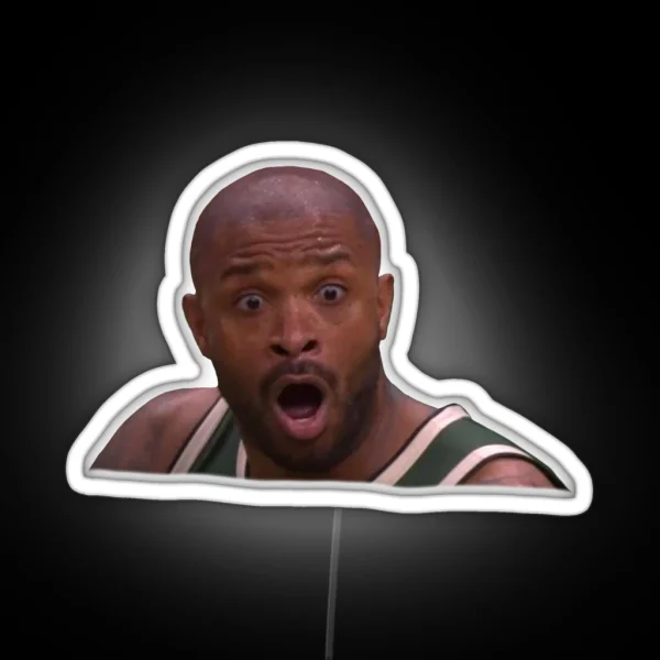 Pj Tucker Shocked RGB Neon Sign