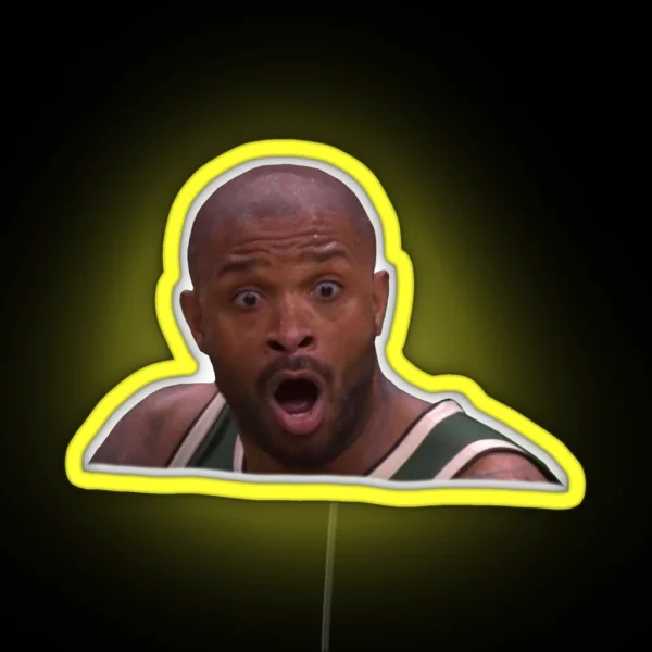 Pj Tucker Shocked RGB Neon Sign