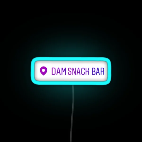 PJO Dm Snak Bar RGB Neon Sign