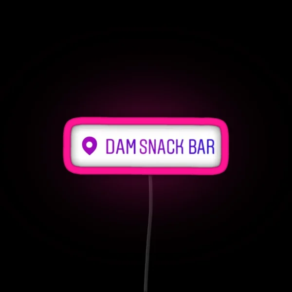 PJO Dm Snak Bar RGB Neon Sign