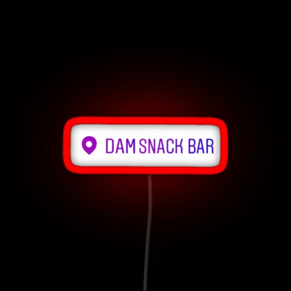 PJO Dm Snak Bar RGB Neon Sign