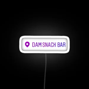 PJO Dm Snak Bar RGB Neon Sign