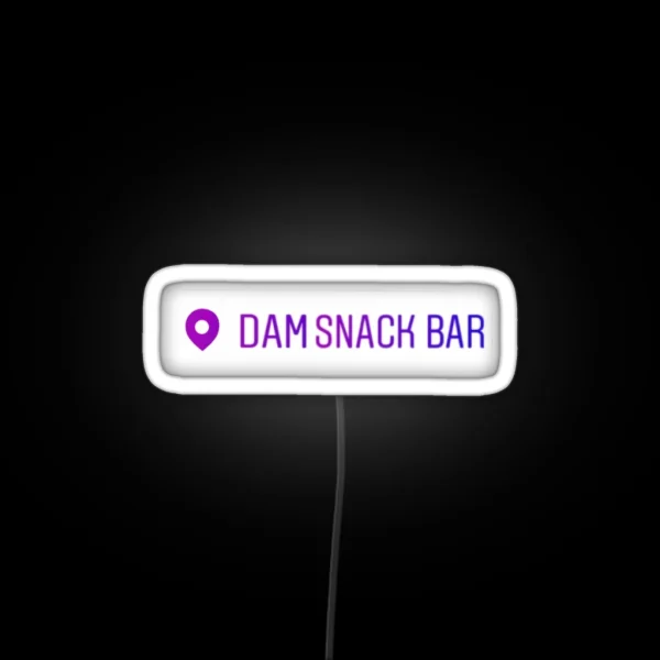 PJO Dm Snak Bar RGB Neon Sign