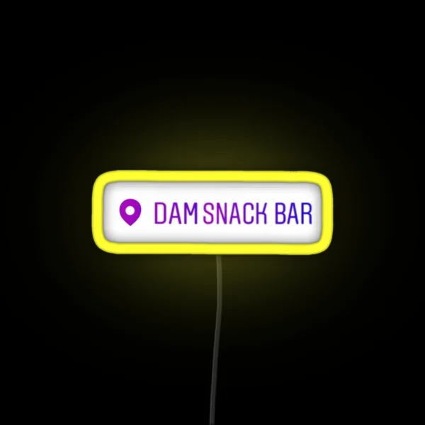 PJO Dm Snak Bar RGB Neon Sign