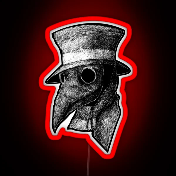 Plague Doctor RGB Neon Sign