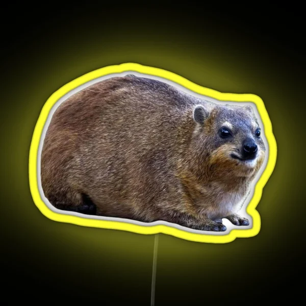 Plain Rock Hyrax RGB Neon Sign