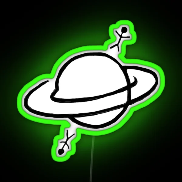 Planet RGB Neon Sign