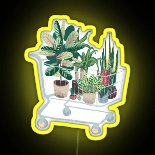 Plant Friends RGB Neon Sign