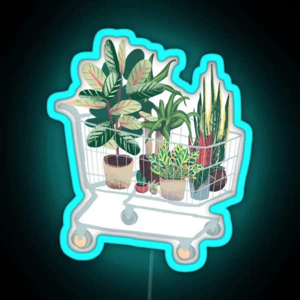 Plant Friends RGB Neon Sign