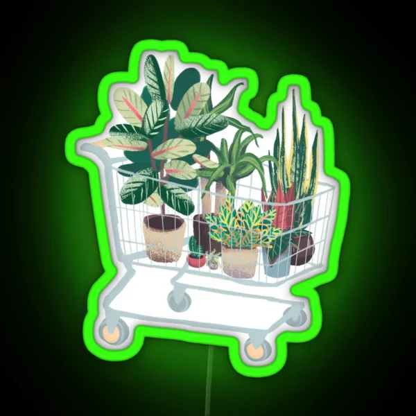 Plant Friends RGB Neon Sign