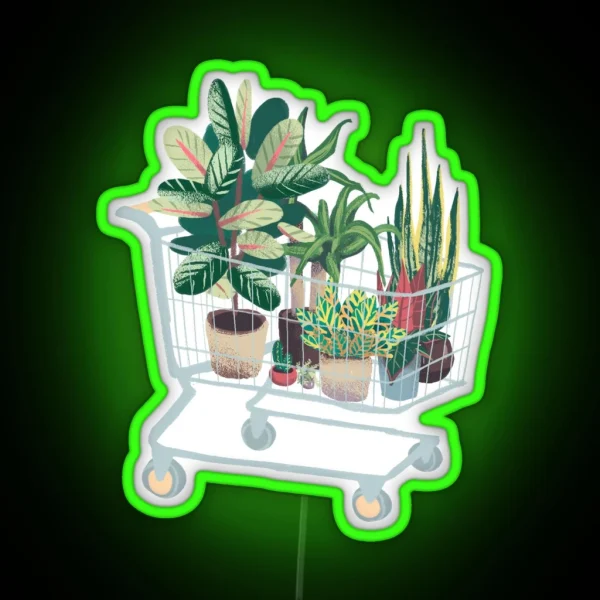 Plant Friends RGB Neon Sign