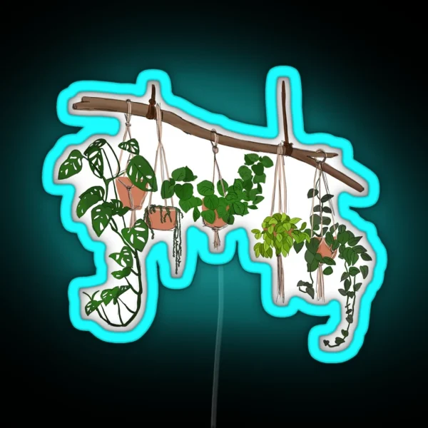 Plant Lady 2 RGB Neon Sign