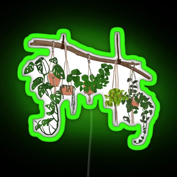Plant Lady 2 RGB Neon Sign