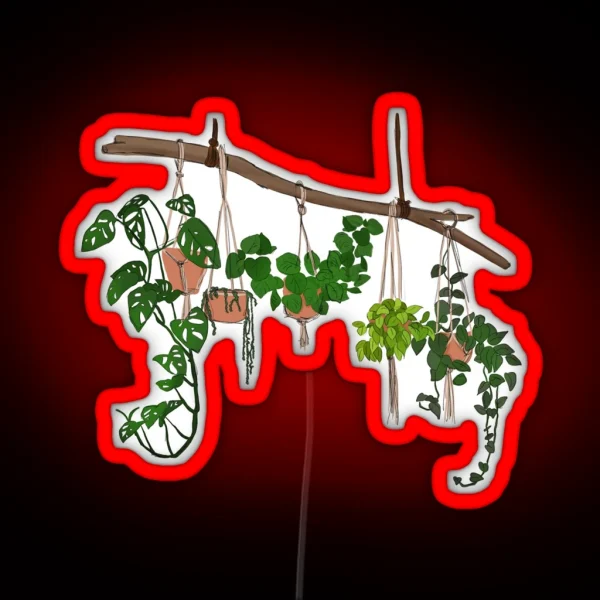 Plant Lady 2 RGB Neon Sign