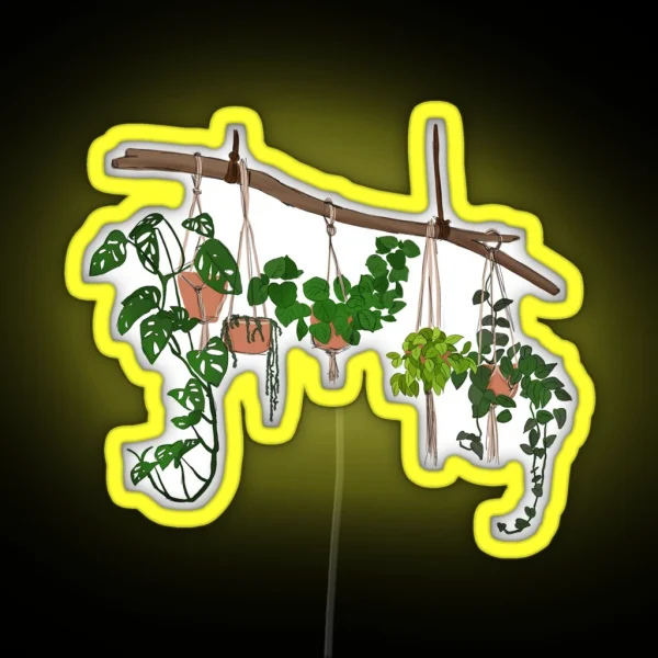 Plant Lady 2 RGB Neon Sign