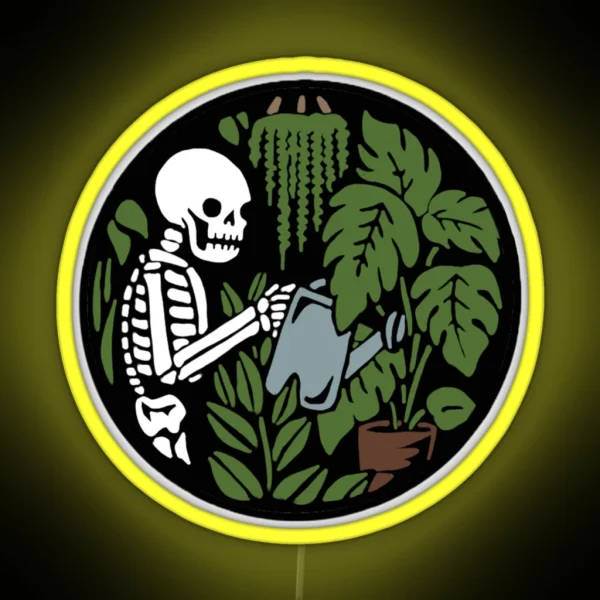 Plant Lover RGB Neon Sign