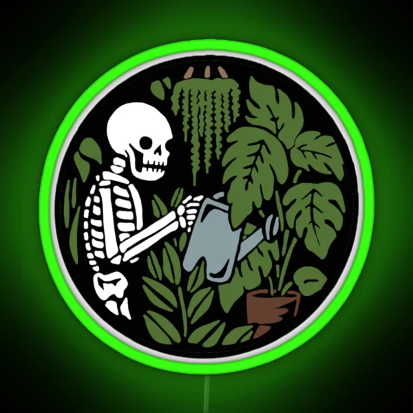 Plant Lover RGB Neon Sign
