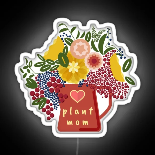 Plant Mom RGB Neon Sign