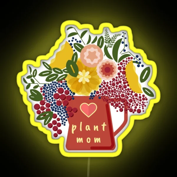 Plant Mom RGB Neon Sign