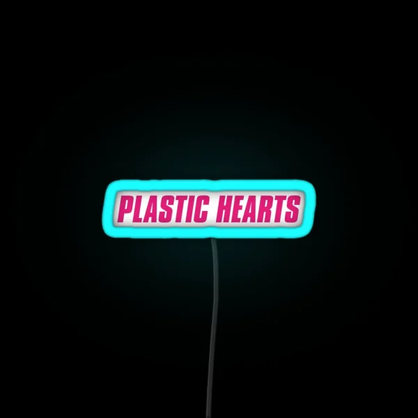 Plastic Hearts RGB Neon Sign