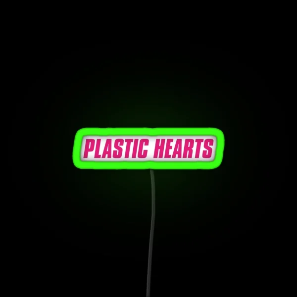 Plastic Hearts RGB Neon Sign