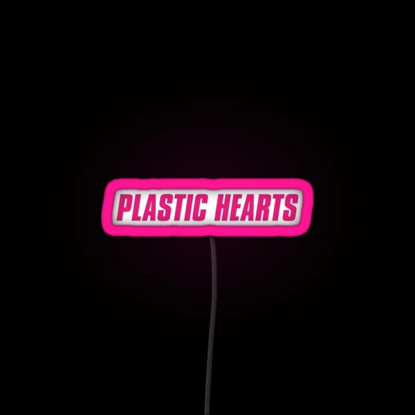 Plastic Hearts RGB Neon Sign