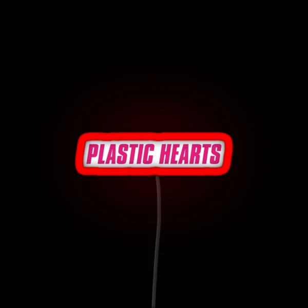 Plastic Hearts RGB Neon Sign