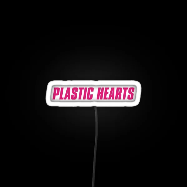 Plastic Hearts RGB Neon Sign