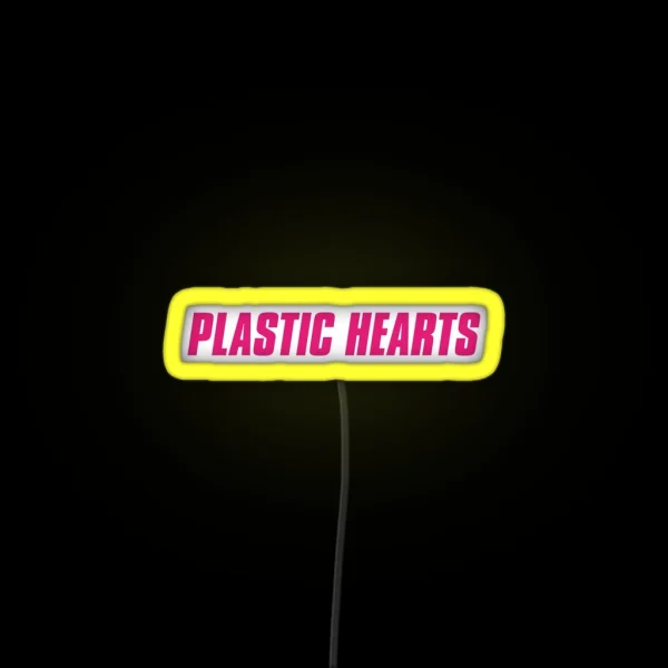 Plastic Hearts RGB Neon Sign