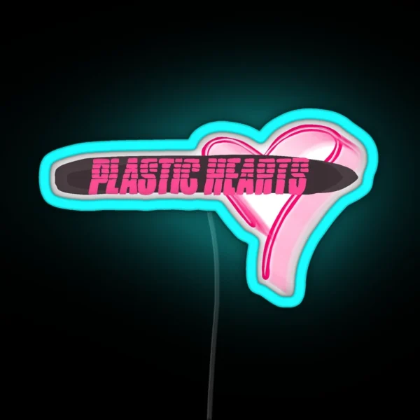 Plastic Hearts RGB Neon Sign