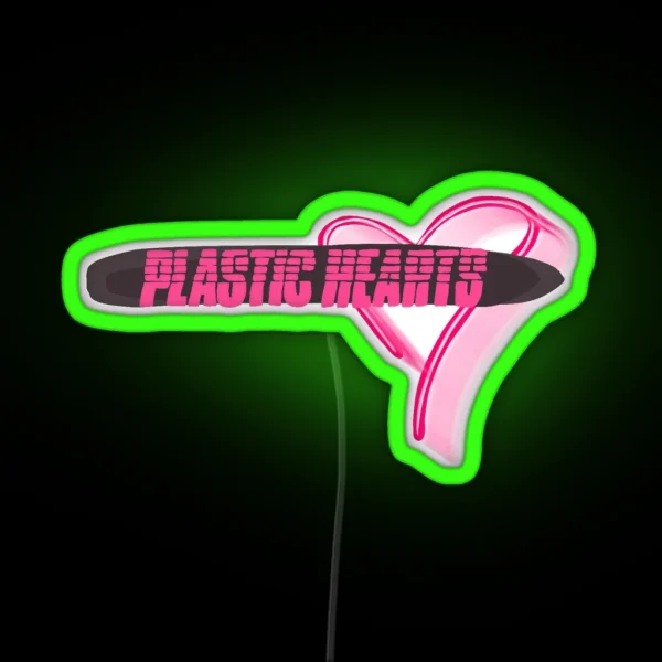 Plastic Hearts RGB Neon Sign