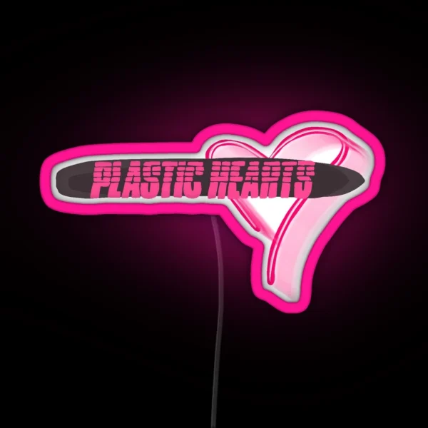 Plastic Hearts RGB Neon Sign