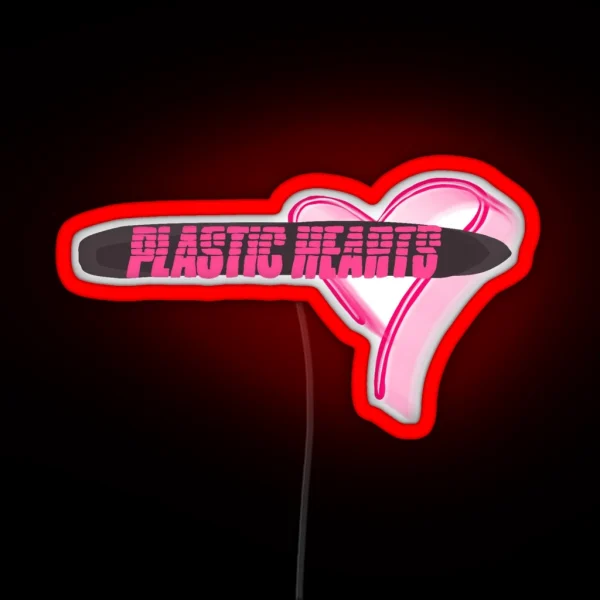 Plastic Hearts RGB Neon Sign