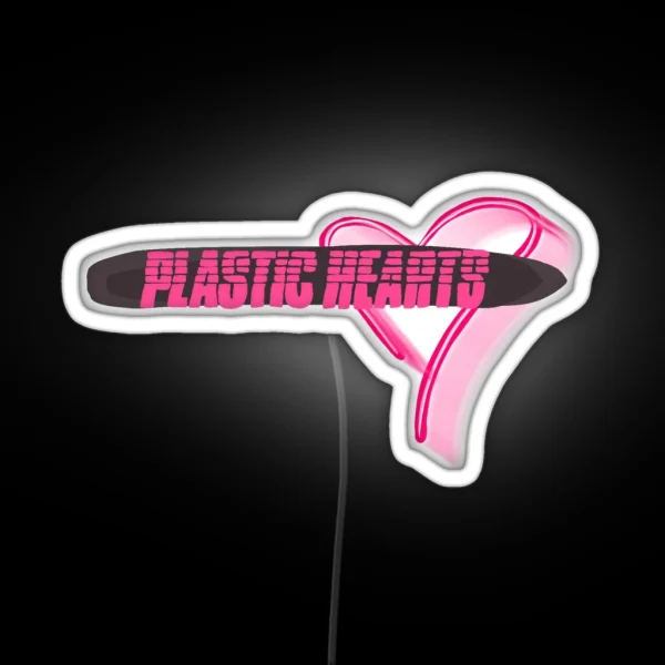 Plastic Hearts RGB Neon Sign