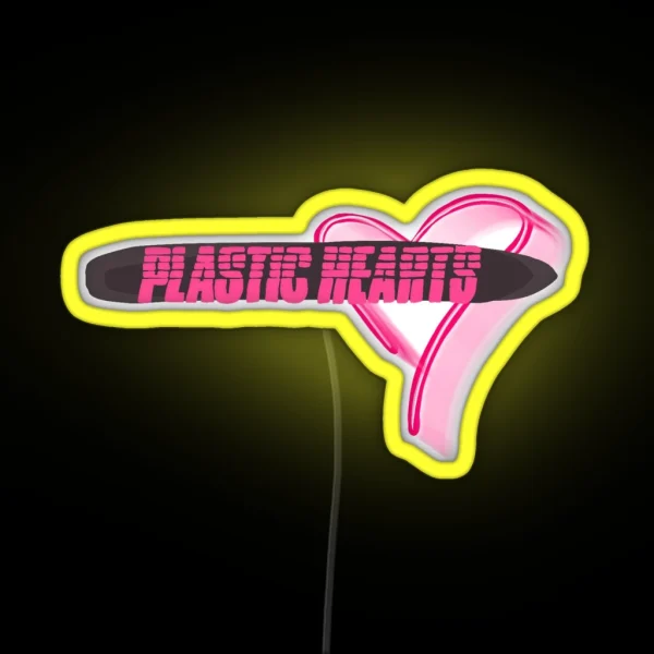 Plastic Hearts RGB Neon Sign