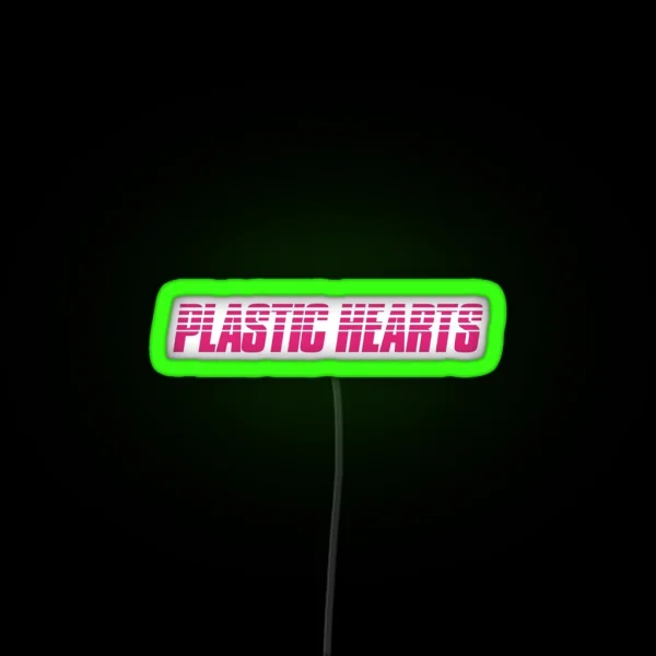 Plastic Hearts RGB Neon Sign