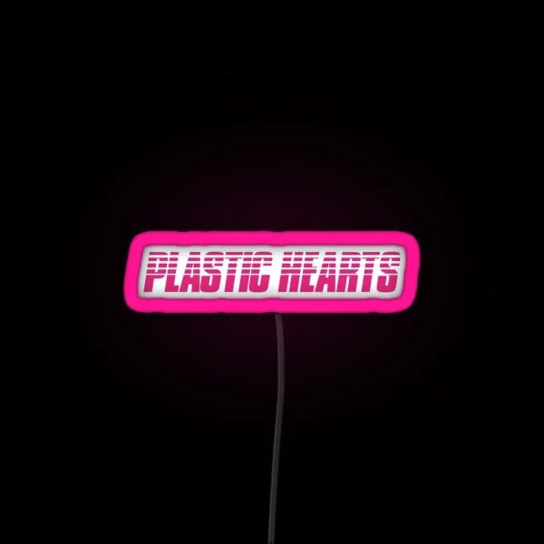 Plastic Hearts RGB Neon Sign