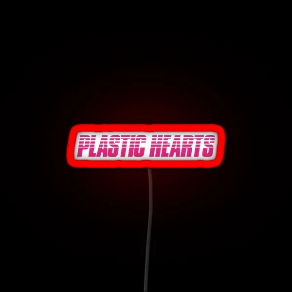 Plastic Hearts RGB Neon Sign