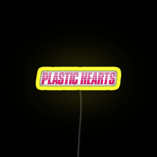 Plastic Hearts RGB Neon Sign