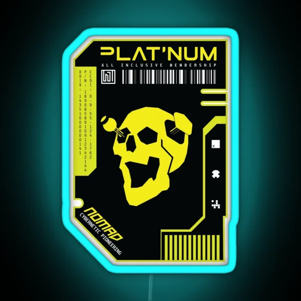 Platinum Membership Nomad RGB Neon Sign