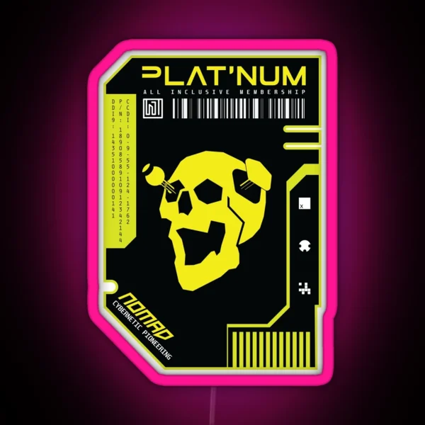 Platinum Membership Nomad RGB Neon Sign
