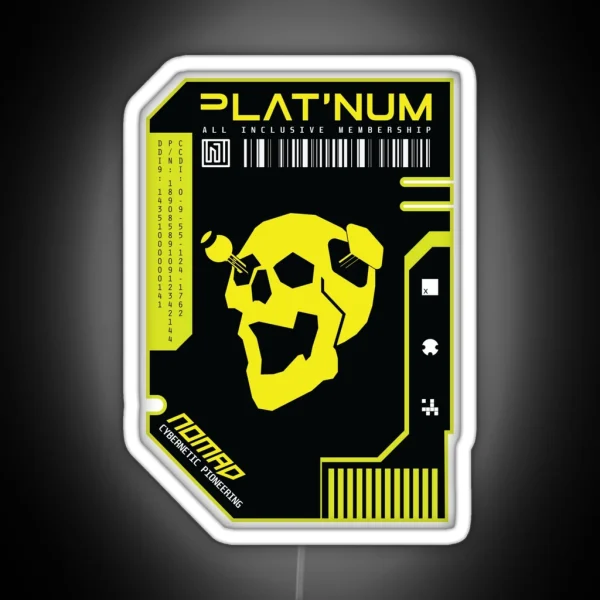 Platinum Membership Nomad RGB Neon Sign